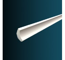 Потолочный плинтус без орнамента гибкий AB243F в Казани