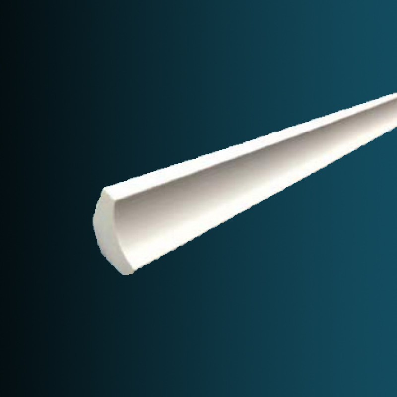 Потолочный плинтус без орнамента гибкий AB243F в Казани