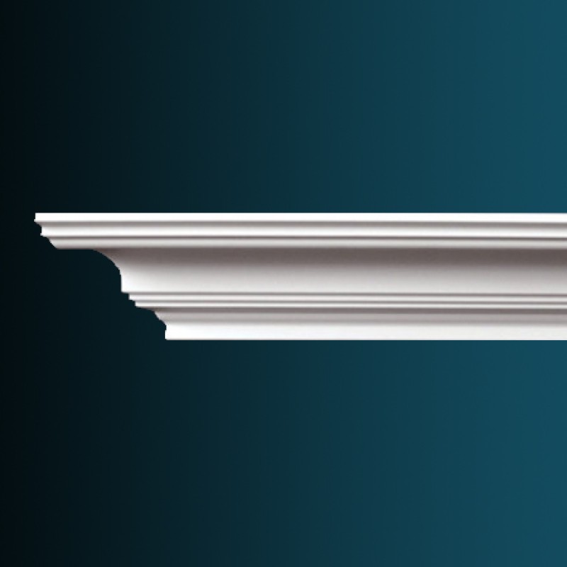 AB116 Плинтус потолочный без орнамента в Казани