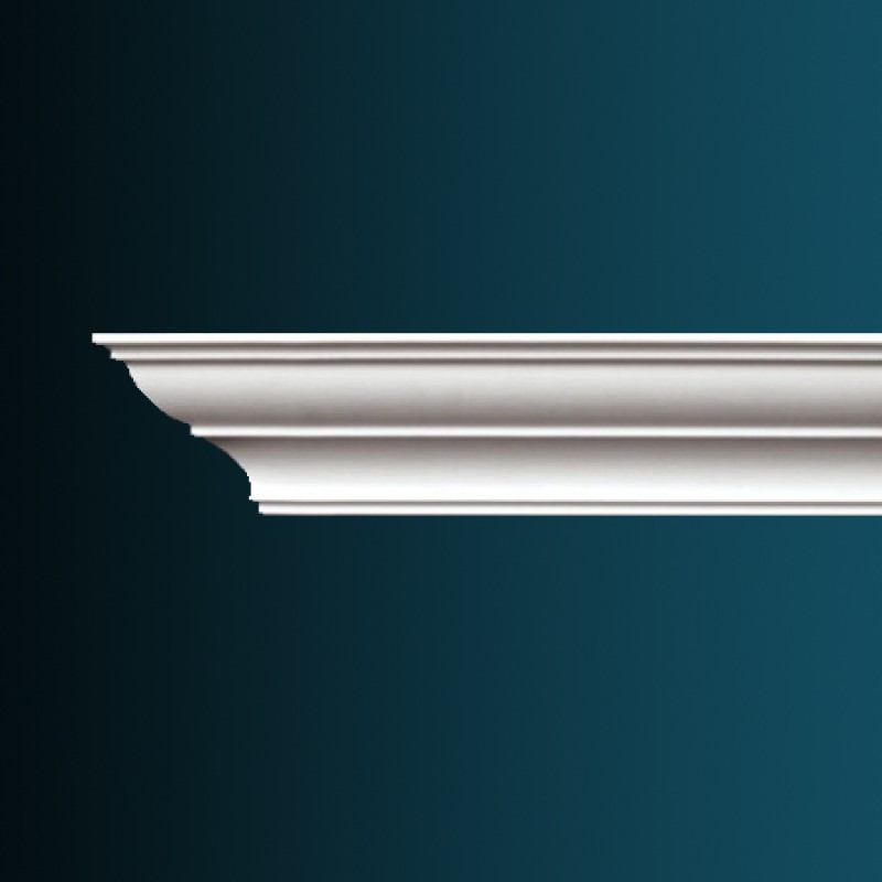 AB117 Плинтус потолочный без орнамента в Казани