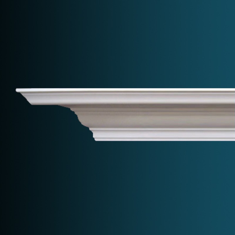 AB121 Плинтус потолочный без орнамента в Казани