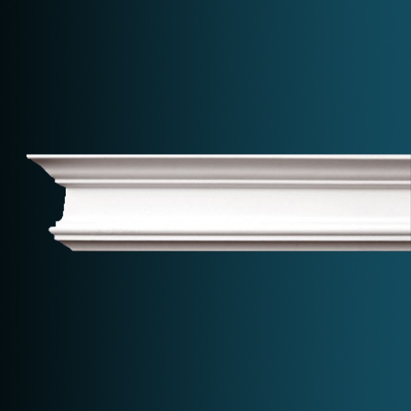 AB137 Плинтус потолочный без орнамента в Казани