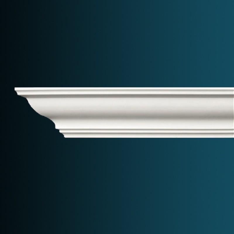 AB158 Плинтус потолочный без орнамента в Казани
