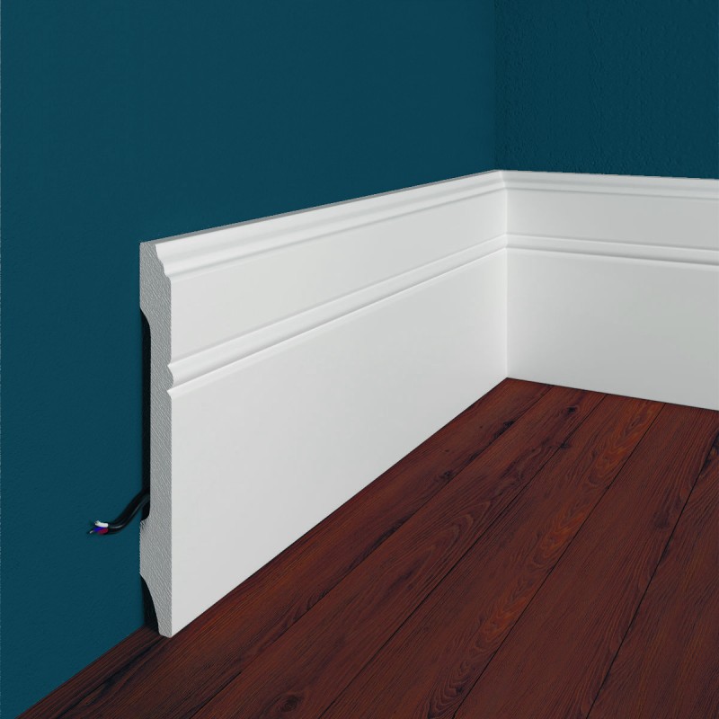 Плинтус напольный дюрополимер P43 в Казани