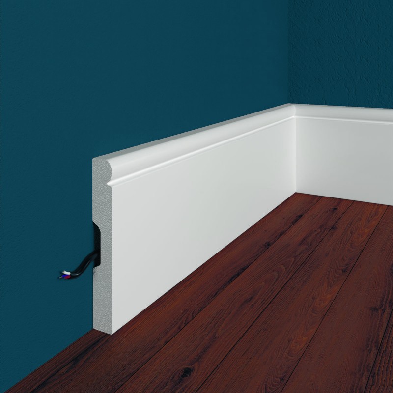 Плинтус напольный дюрополимер P49 в Казани