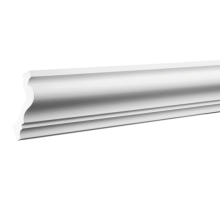 Плинтус потолочный без орнамента 1.50.100