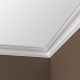 Плинтус потолочный без орнамента Гибкий 1.50.113F в Казани