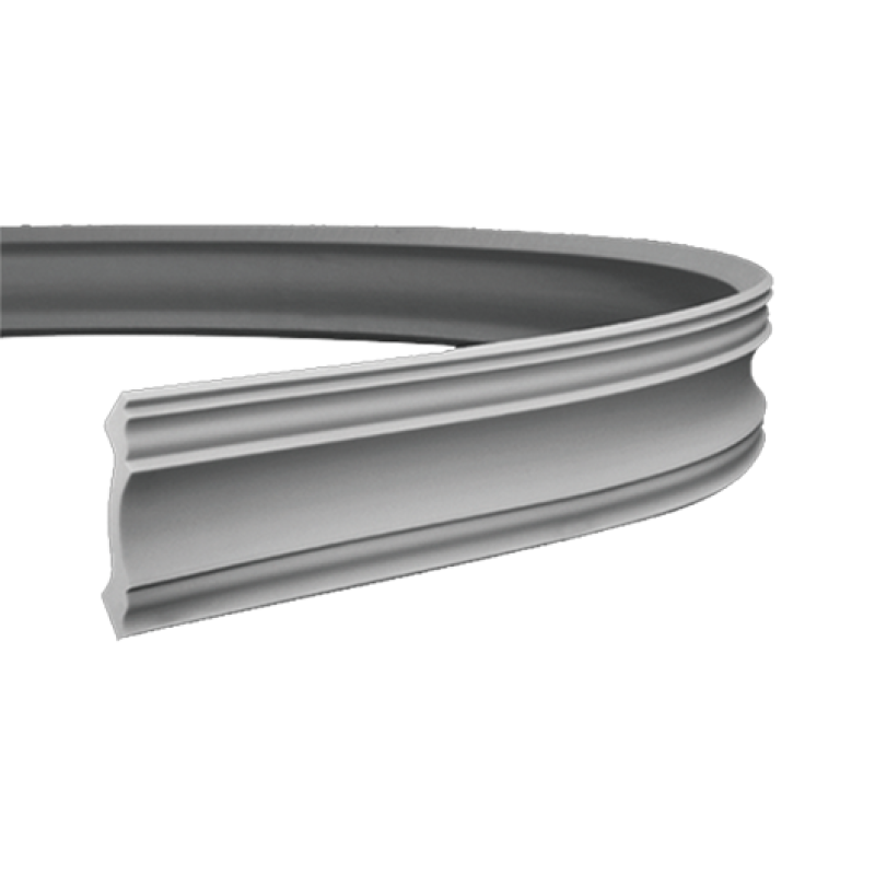 Плинтус потолочный без орнамента Гибкий 1.50.113F в Казани
