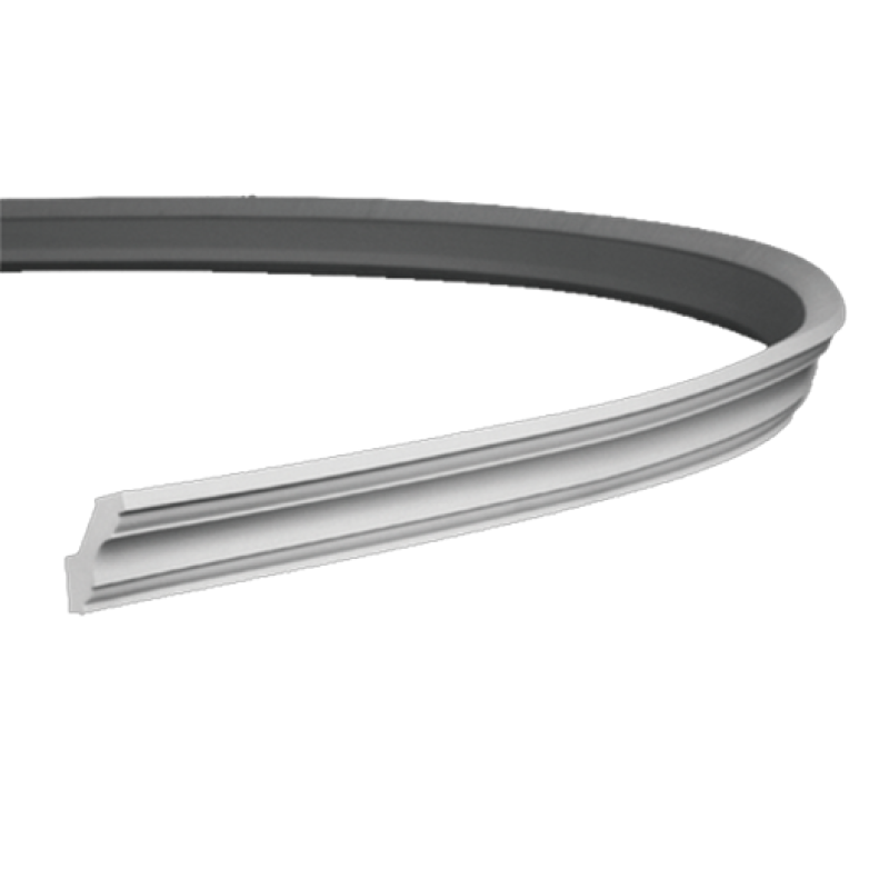 Плинтус потолочный без орнамента Гибкий 1.50.115F в Казани