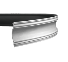 Плинтус потолочный без орнамента Гибкий 1.50.117F в Казани