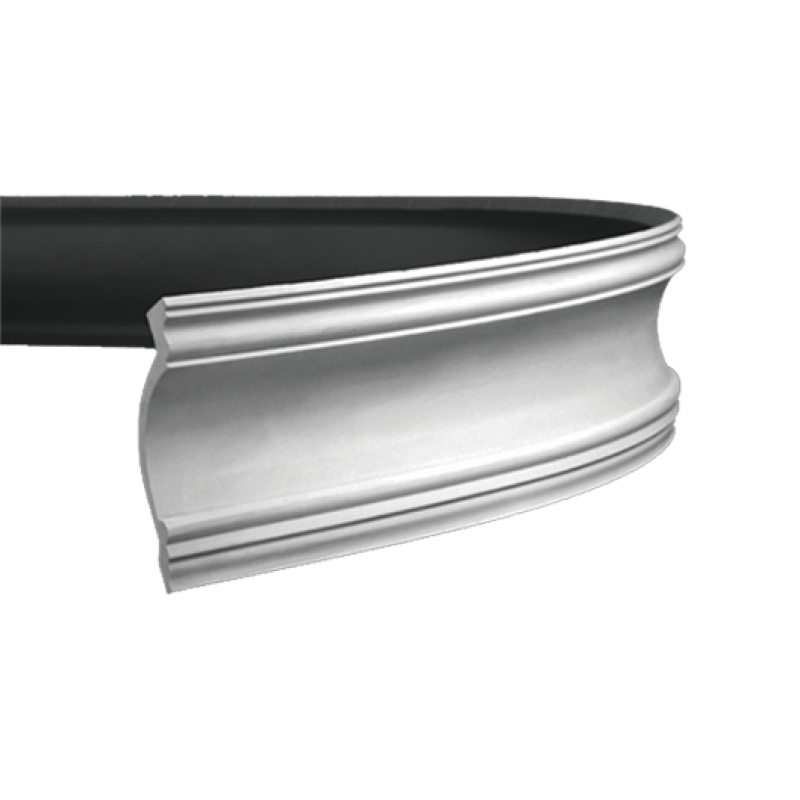 Плинтус потолочный без орнамента Гибкий 1.50.117F в Казани