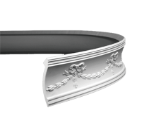 потолочный плинтус с орнаментом Гибкий 1.50.120F в Казани