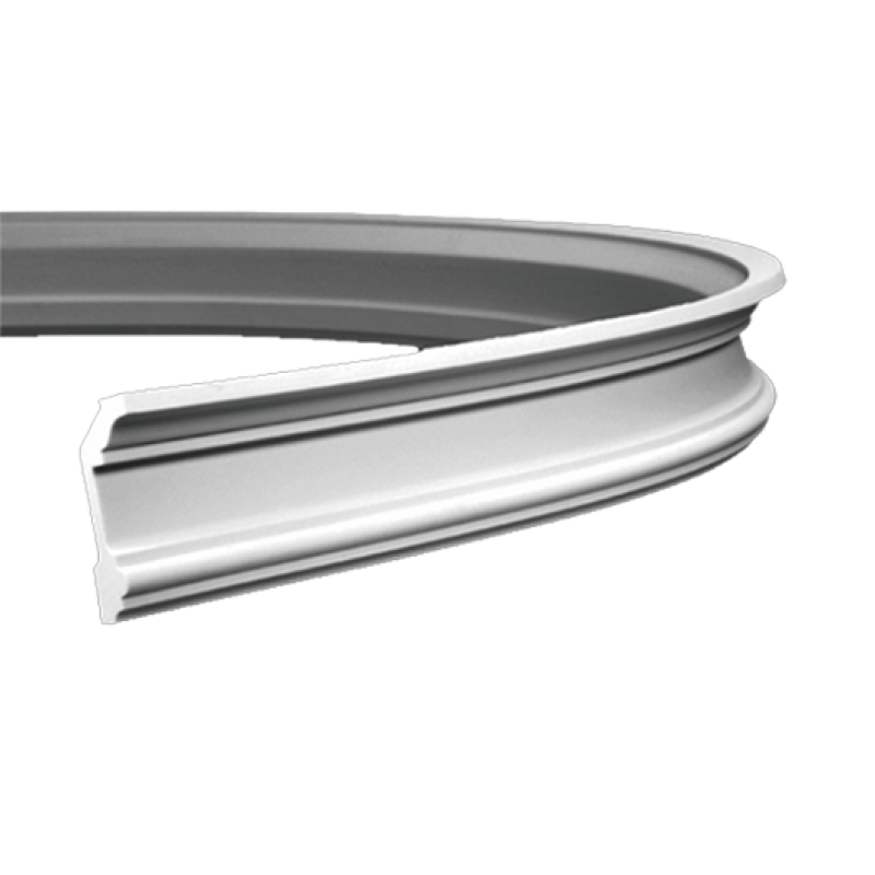 Плинтус потолочный без орнамента Гибкий 1.50.121F в Казани