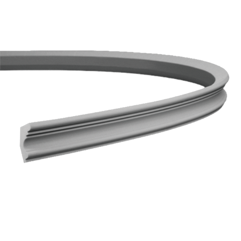 Плинтус потолочный без орнамента Гибкий 1.50.122F в Казани