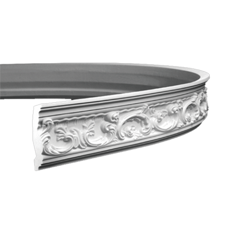потолочный плинтус с орнаментом Гибкий 1.50.124F в Казани