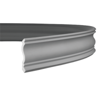 Плинтус потолочный без орнамента Гибкий 1.50.126F в Казани