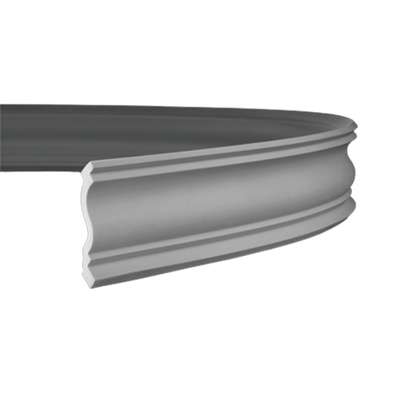Плинтус потолочный без орнамента Гибкий 1.50.126F в Казани