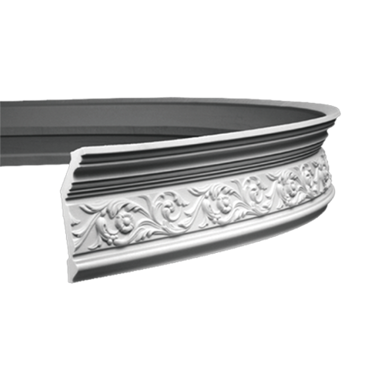 потолочный плинтус с орнаментом Гибкий 1.50.128F в Казани
