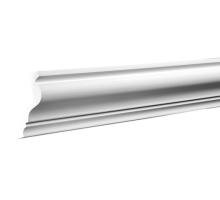 Плинтус потолочный без орнамента 1.50.129