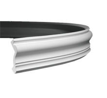 Плинтус потолочный без орнамента Гибкий 1.50.129F в Казани