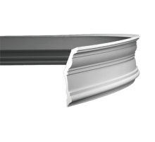 Плинтус потолочный без орнамента Гибкий 1.50.132F в Казани