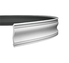 Плинтус потолочный без орнамента Гибкий 1.50.133F в Казани