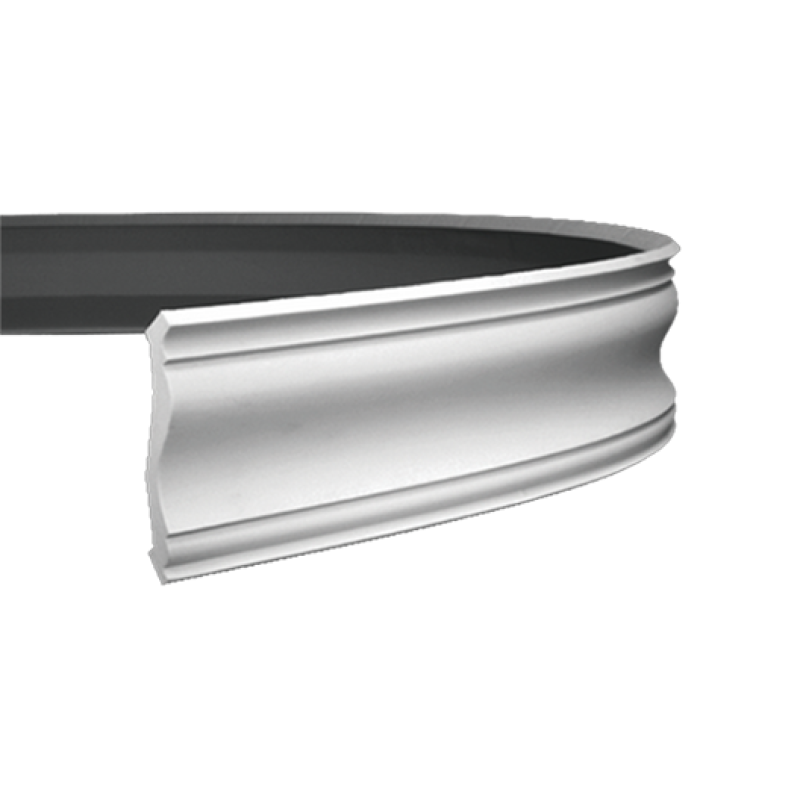 Плинтус потолочный без орнамента Гибкий 1.50.133F в Казани