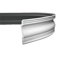 Плинтус потолочный без орнамента Гибкий 1.50.134F в Казани