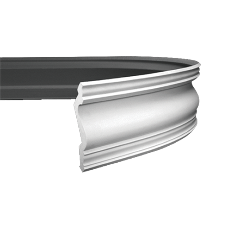 Плинтус потолочный без орнамента Гибкий 1.50.134F в Казани