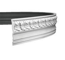 потолочный плинтус с орнаментом Гибкий 1.50.136F в Казани