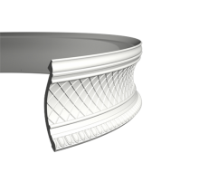 потолочный плинтус с орнаментом Гибкий 1.50.138F в Казани