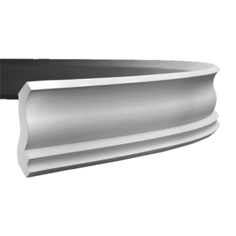 Плинтус потолочный без орнамента Гибкий 1.50.144F в Казани