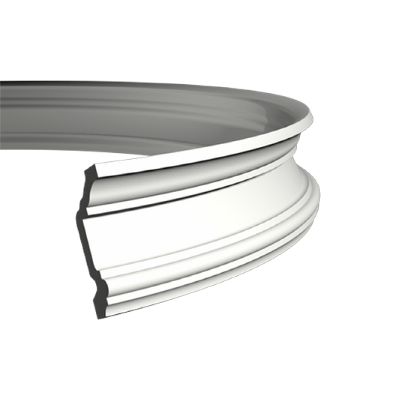 Плинтус потолочный без орнамента Гибкий 1.50.146F в Казани