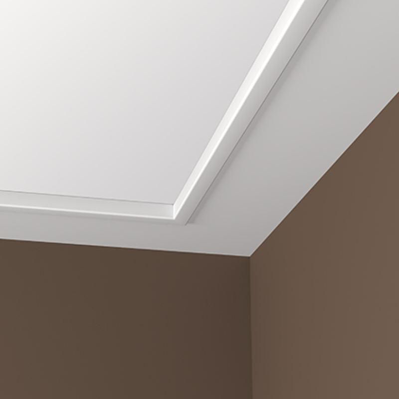 Плинтус потолочный без орнамента 1.50.156 в Казани