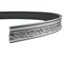 потолочный плинтус с орнаментом Гибкий 1.50.162F в Казани