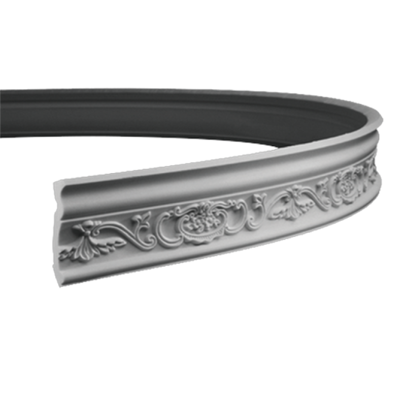 потолочный плинтус с орнаментом Гибкий 1.50.162F в Казани