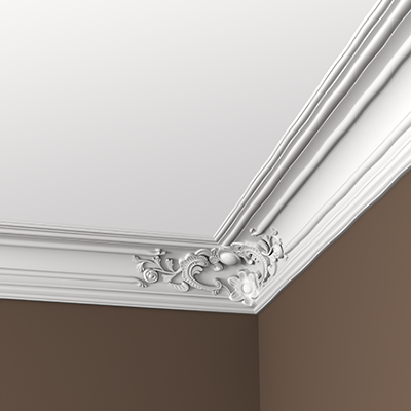 потолочный плинтус с орнаментом 1.50.167 в Казани