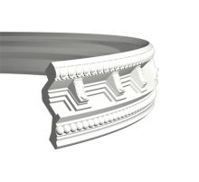 потолочный плинтус с орнаментом Гибкий 1.50.169F в Казани