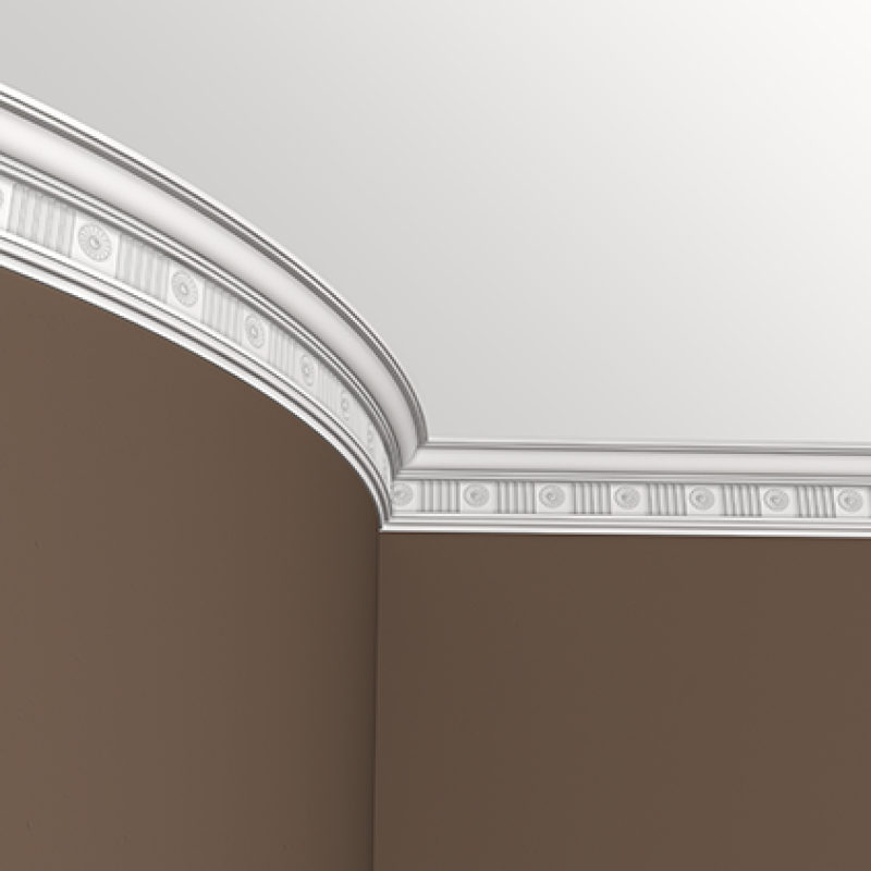 потолочный плинтус с орнаментом 1.50.182 гибкий в Казани