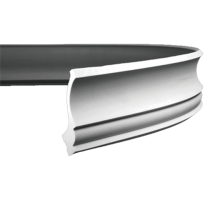 Плинтус потолочный без орнамента Гибкий 1.50.221F в Казани