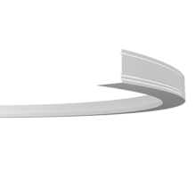 Гибкий потолочный плинтус 1.50.226F в Казани