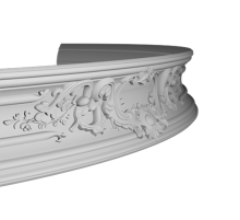 потолочный плинтус с орнаментом Гибкий 1.50.252F в Казани