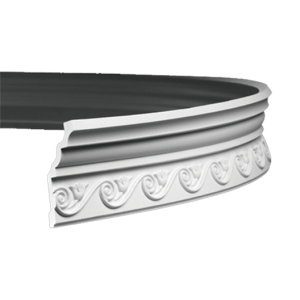 потолочный плинтус с орнаментом Гибкий 1.50.253F