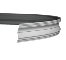 Плинтус потолочный без орнамента Гибкий 1.50.254F в Казани