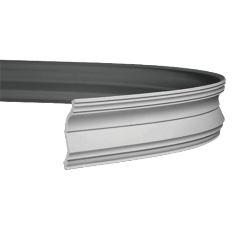 Плинтус потолочный без орнамента Гибкий 1.50.254F в Казани