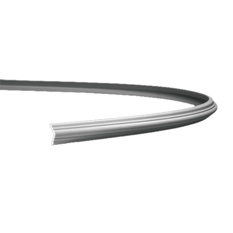 Плинтус потолочный без орнамента Гибкий 1.50.257F в Казани