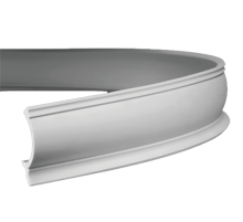 Плинтус потолочный без орнамента Гибкий 1.50.261F в Казани