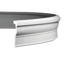 Плинтус потолочный без орнамента Гибкий 1.50.270F в Казани