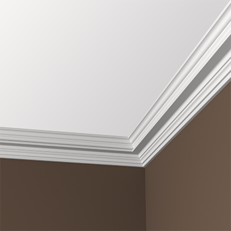 Плинтус потолочный без орнамента 1.50.286 в Казани