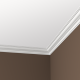 Потолочный плинтус (карниз без орнамента) Гибкий1.50.288F в Казани